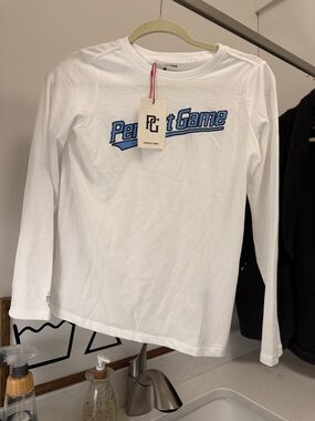Perfect Game Kids' White Long-Sleeve Logo Tee